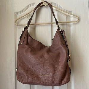 Purple Michael Kors Soft Leather Bag
